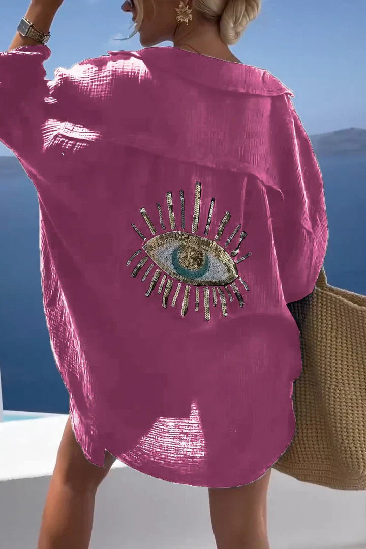 Baumwoll-Shirt von Fudus in Übergröße