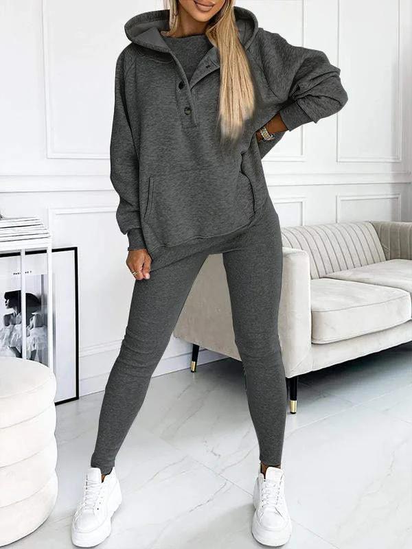 Bequemer und lässiger Sweatshirt-Set von Fudus