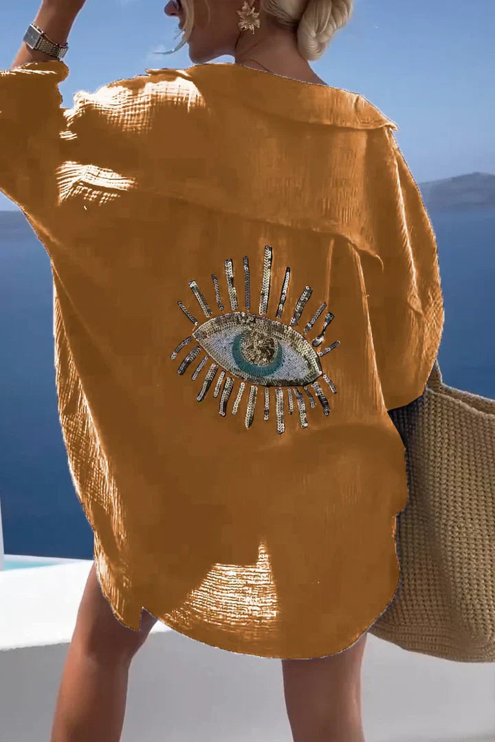 Baumwoll-Shirt von Fudus in Übergröße