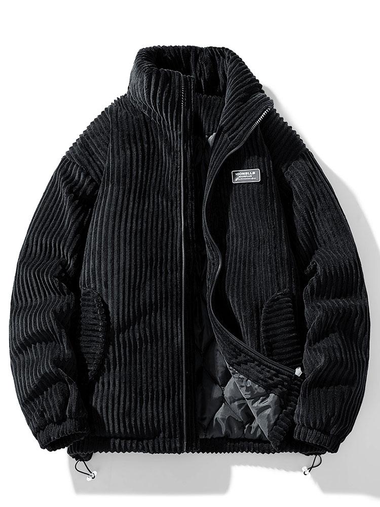 ModeGeist | Corduroy Pufferjacke Herren Winter