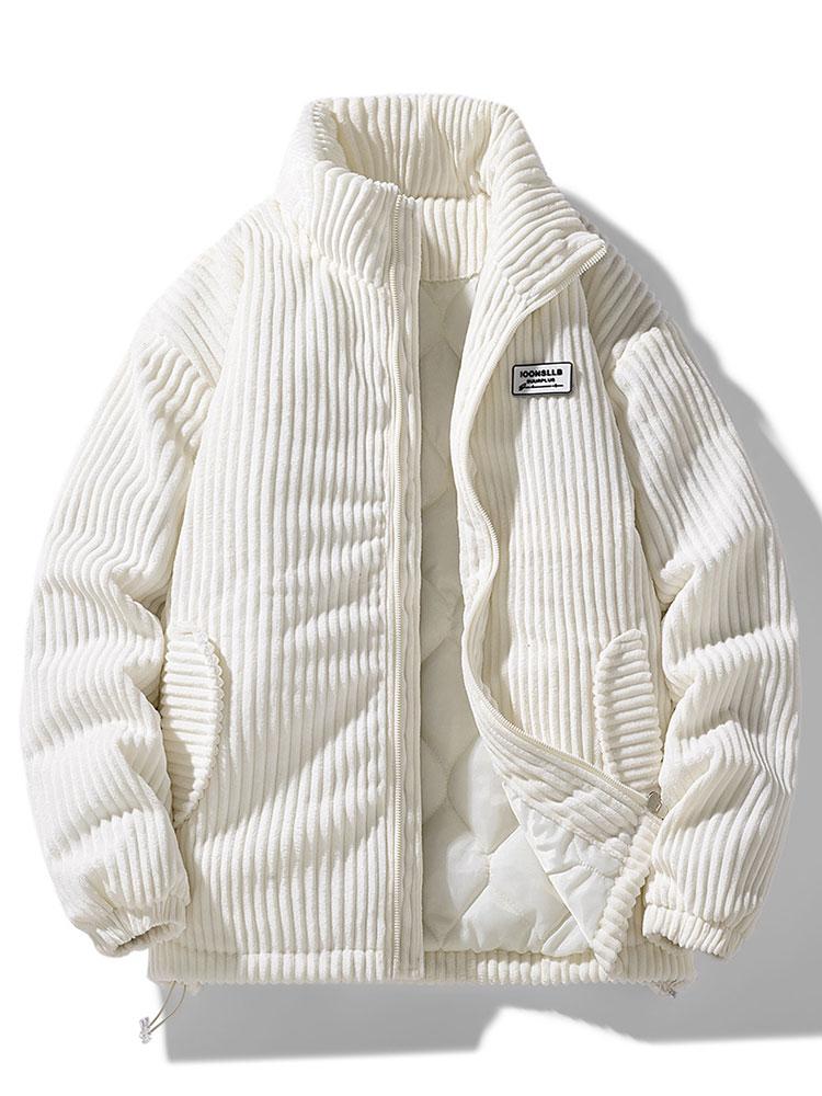 ModeGeist | Corduroy Pufferjacke Herren Winter