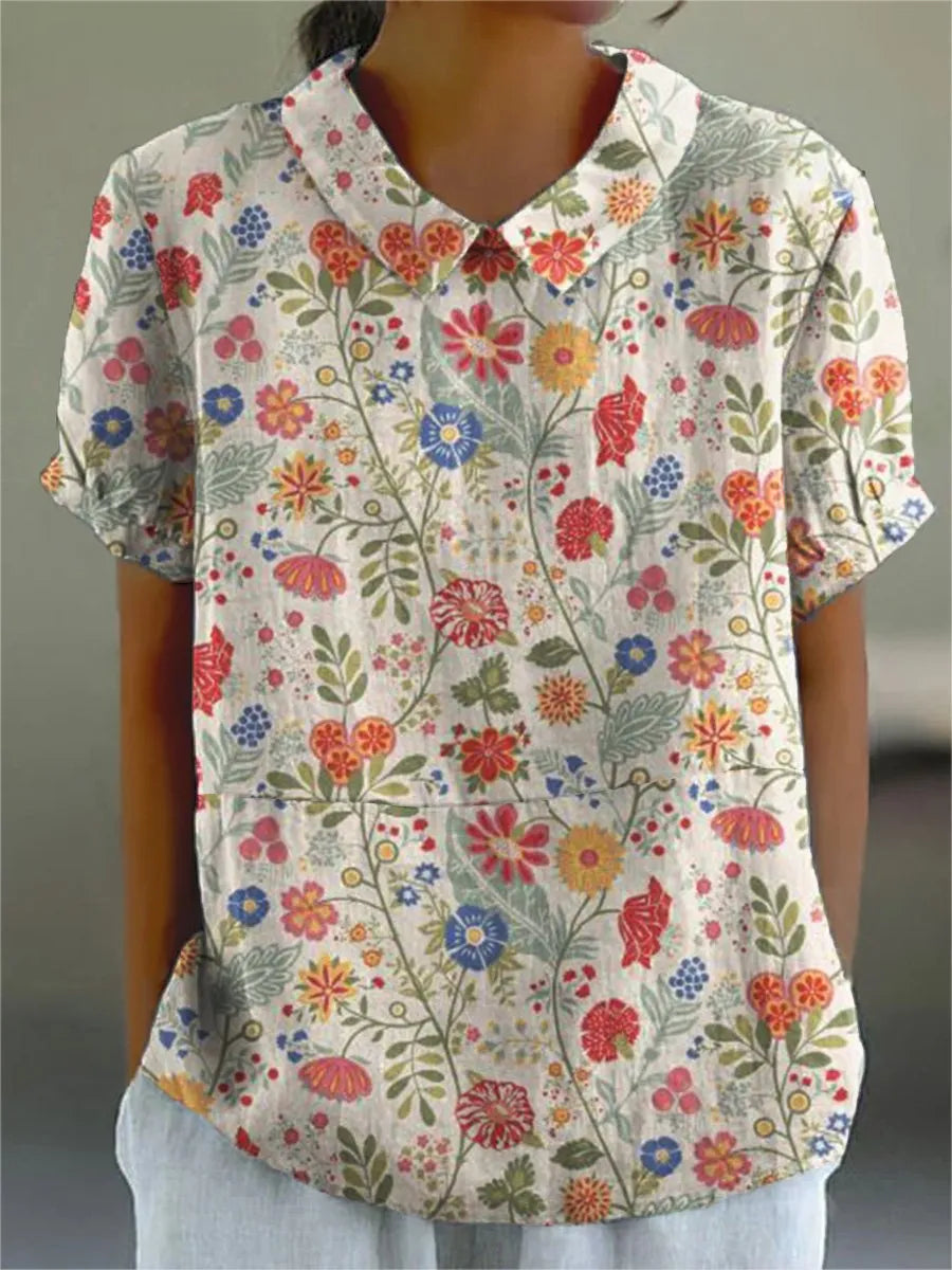 Blusen für Damen mit Blumenmuster von Fudus