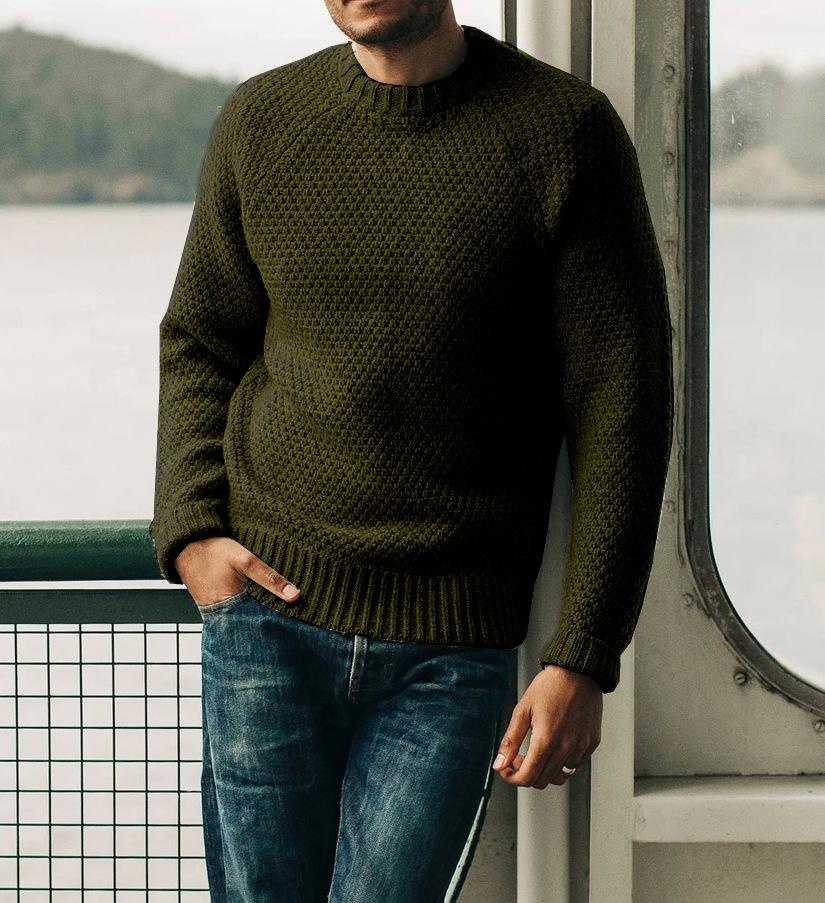 ModeGeist | Strukturstrickpullover Weich und Wärmedämmend Ideal für Den Alltag