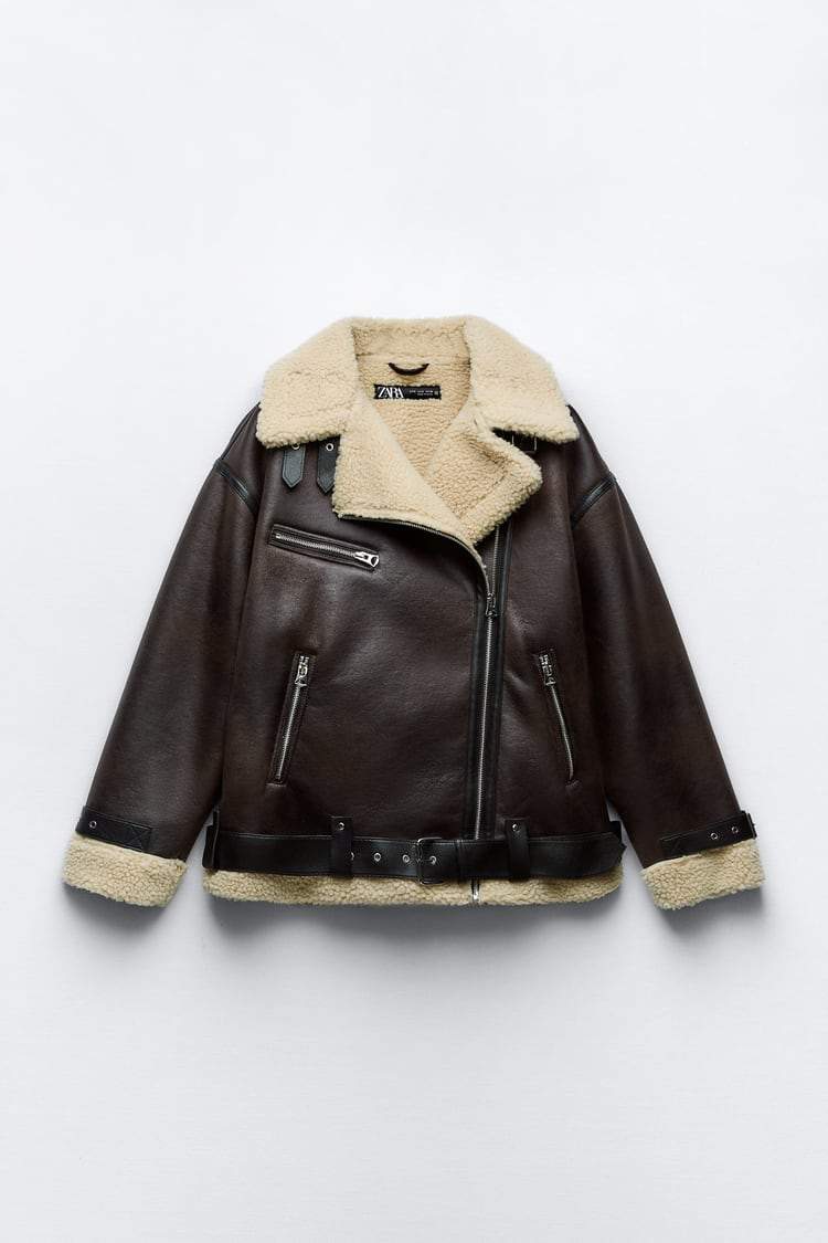 ModeGeist | Damenjacke Mit Revers Aus Kunstleder