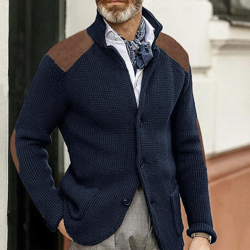ModeGeist | Strickjacke Wollmischung Robust und Klassisch