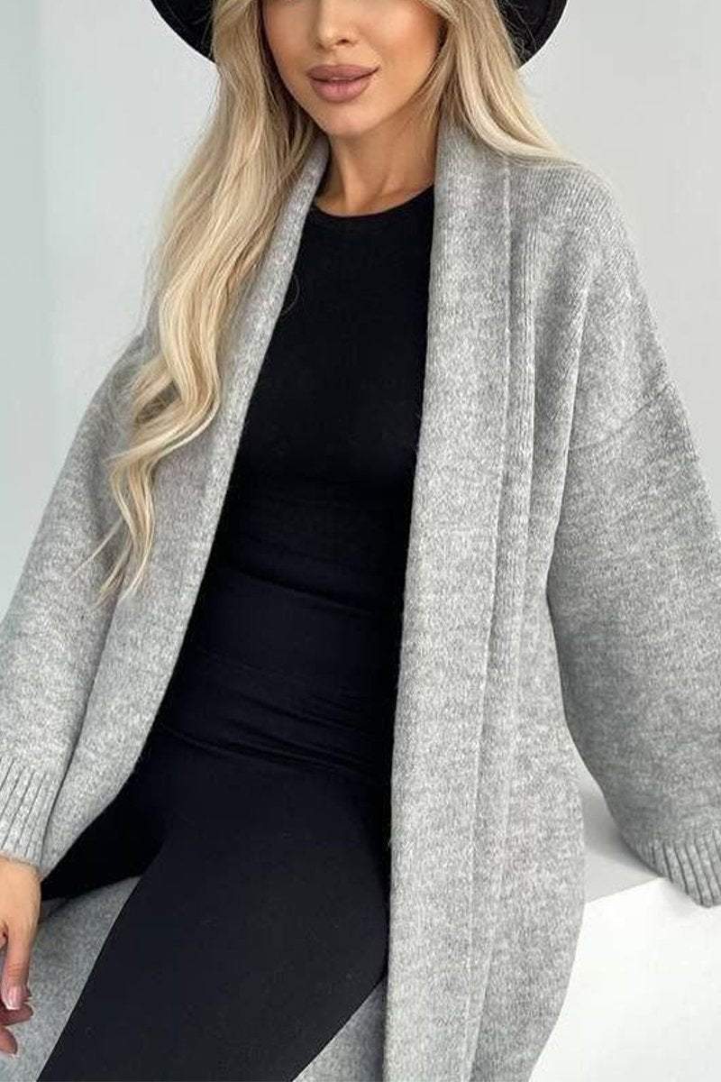 ModeGeist | Lange Strickcardigan Weich und Warm Zeitloses Design