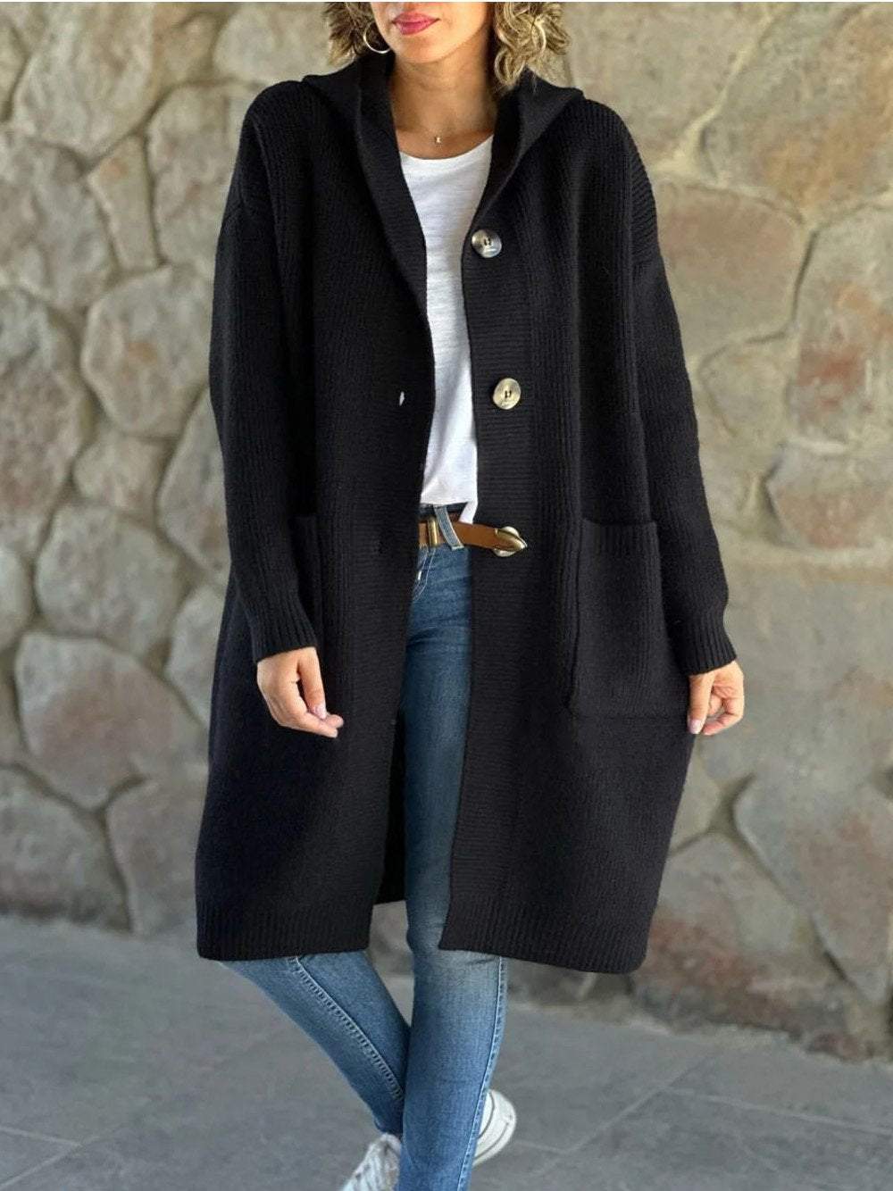 ModeGeist | Strick Hoodie Jacke für Frauen Herbst Edition
