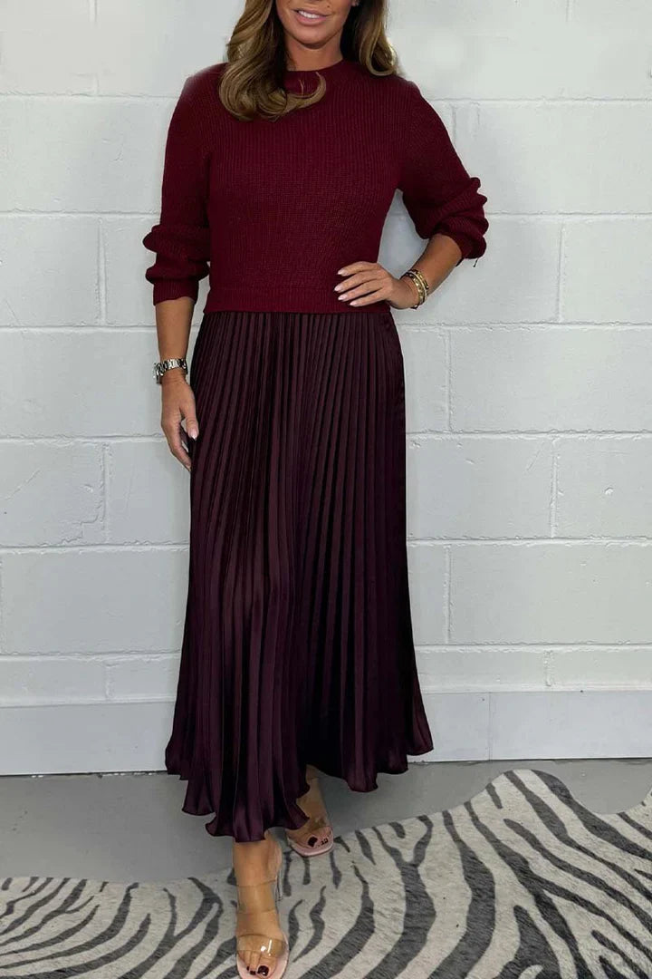 GUL langes Kleid im Pullover-Rock-Design