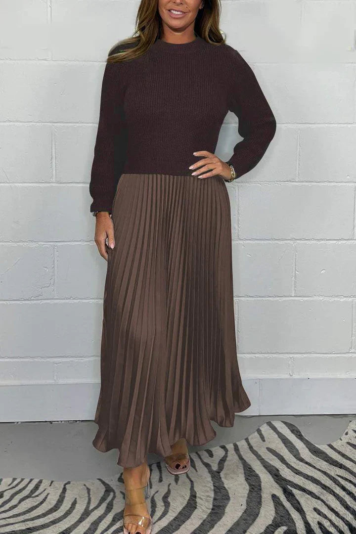 GUL langes Kleid im Pullover-Rock-Design