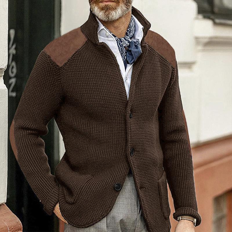 Herren-Blazer im Retro-Patchwork-Stil