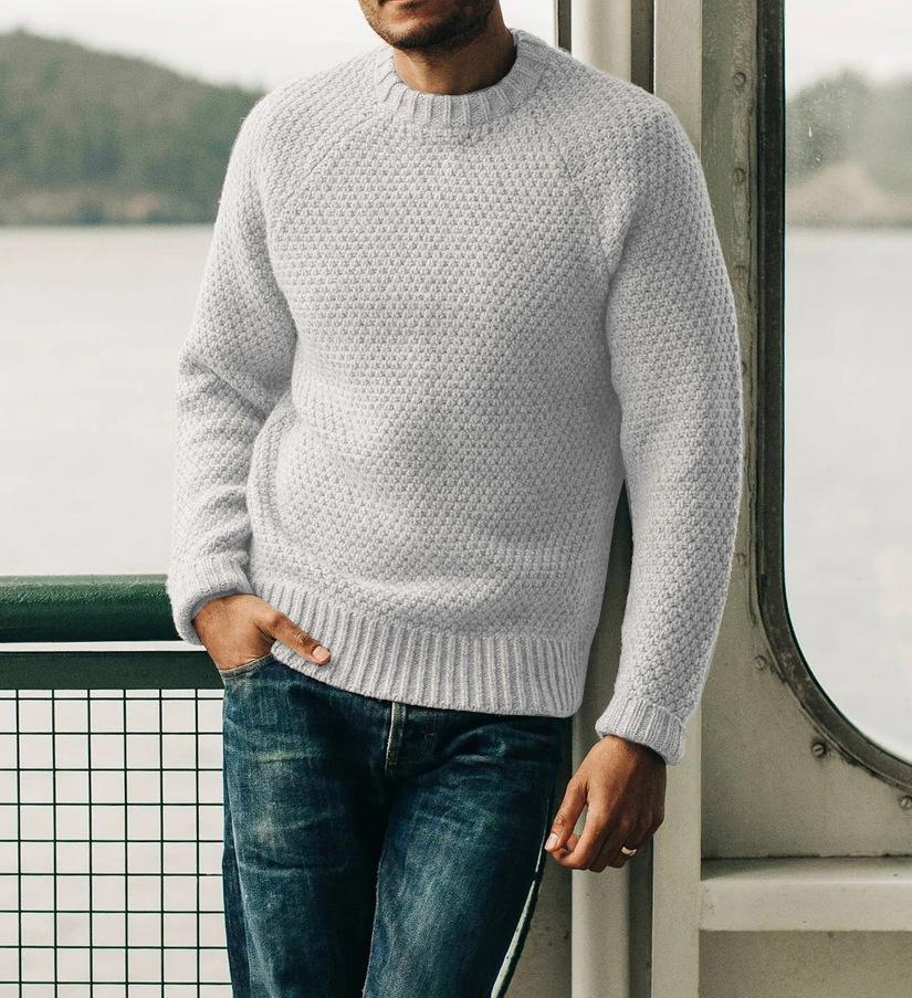 ModeGeist | Strukturstrickpullover Weich und Wärmedämmend Ideal für Den Alltag