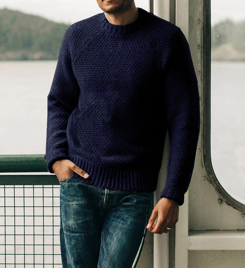ModeGeist | Strukturstrickpullover Weich und Wärmedämmend Ideal für Den Alltag