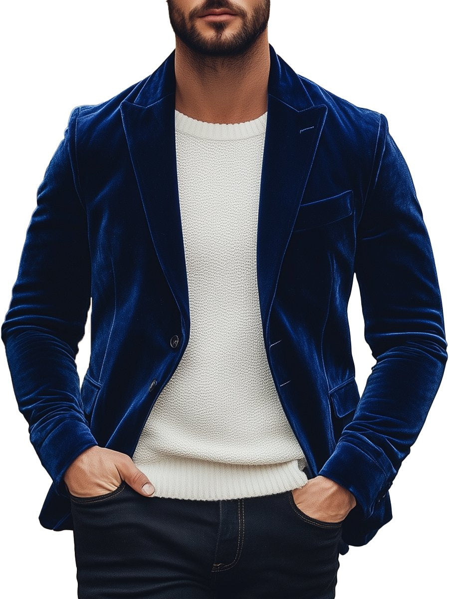 MODEGEIST: Elegante und stilvolle Vintage-Samt-Sakko