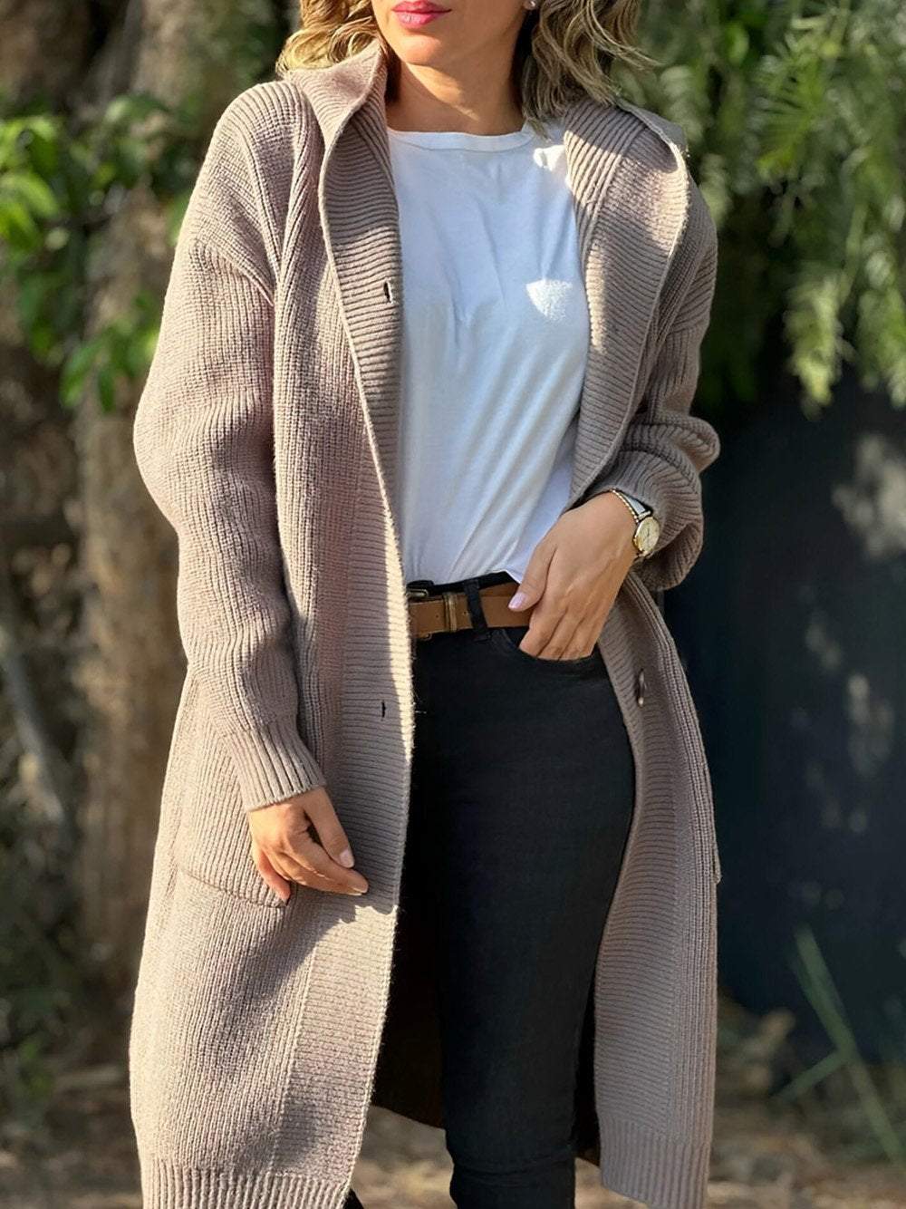 ModeGeist | Strick Hoodie Jacke für Frauen Herbst Edition