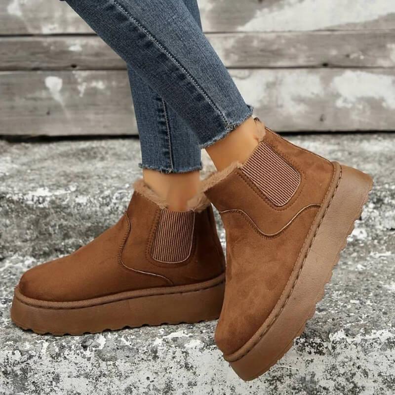 MODEGEIST Damen Winterstiefel Isoliert Wasserdicht Warmes Futter Rutschfest