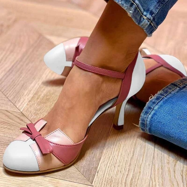 MODEGEIST Damen High Heels Sandalen Stiletto Verstellbar Elegant