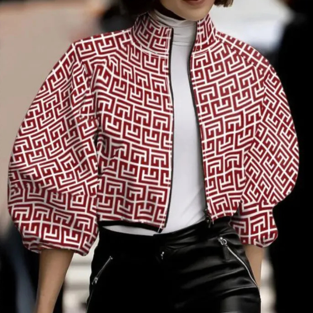 ModeGeist | Stilvolle kurze Herbstjacke für Damen