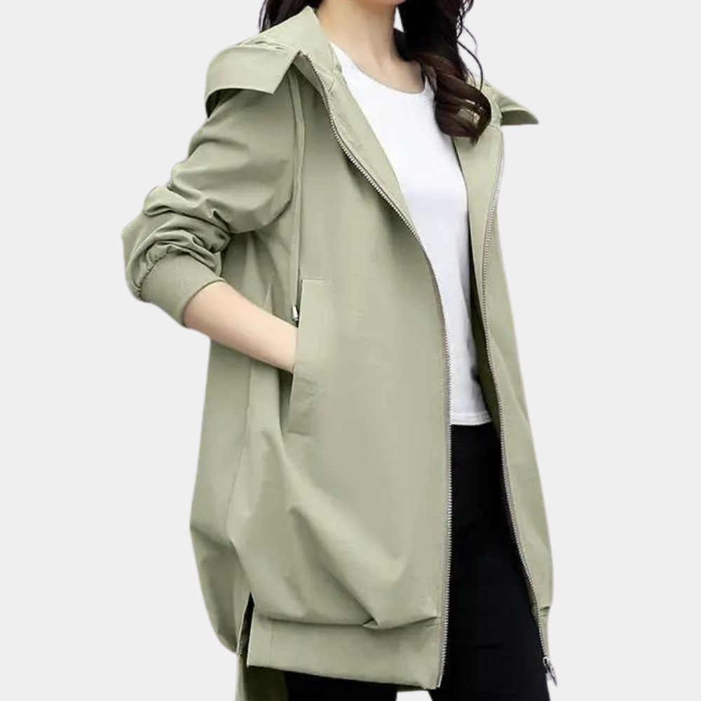 ModeGeist | Moderne Lange Jacke für Damen für den Herbst