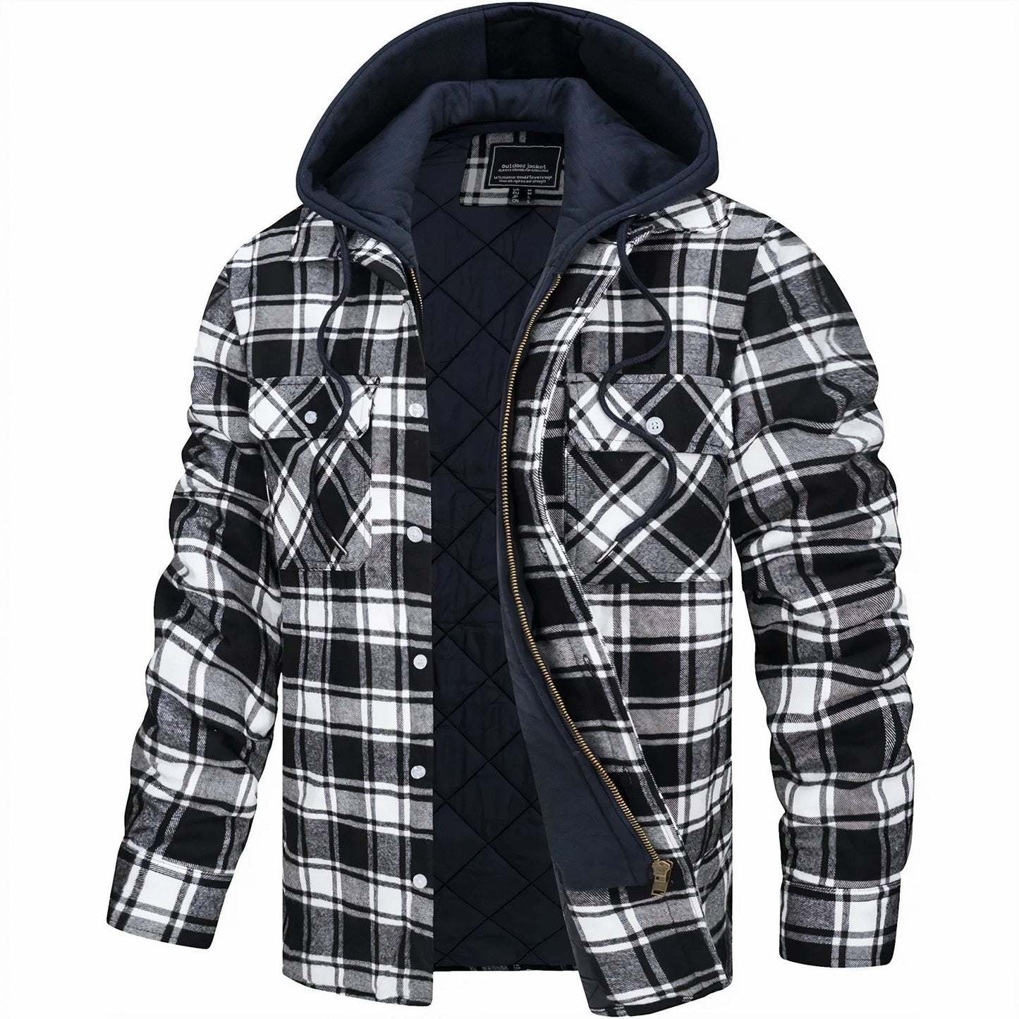 Mäntel für Herren - McKenzie Winterjacke im Karomuster