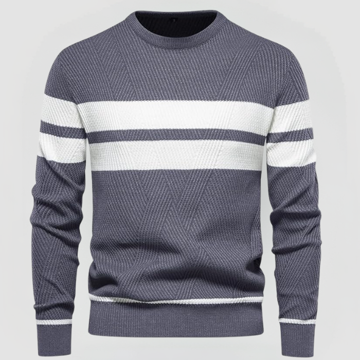 SALVATORE –  Enganliegender Strickpullover