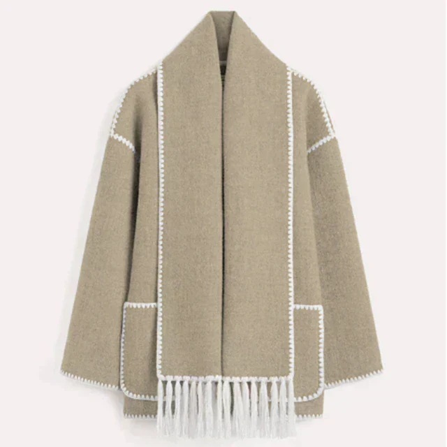 ModeGeist | Blendenjacke - elegante oversized Damenwinteroberbekleidung