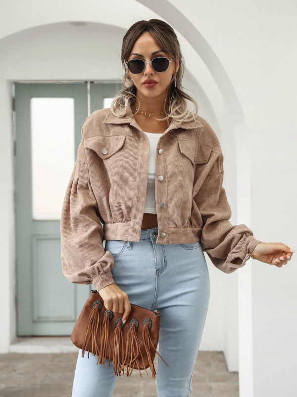 ModeGeist | Cropped Bomberjacke - Lässig & Stilvoll