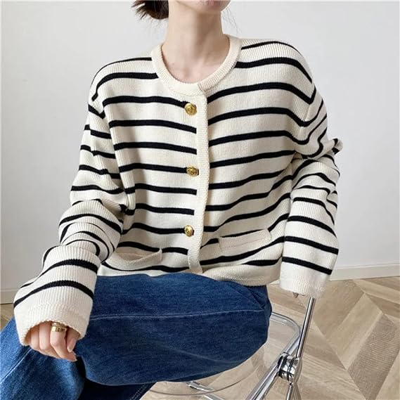ModeGeist | Gestreiftes Jackett Glamourös & Trendy