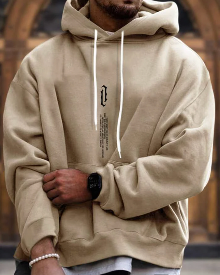 Klassischer Kapuzenpullover im stylischen Design - Ismael