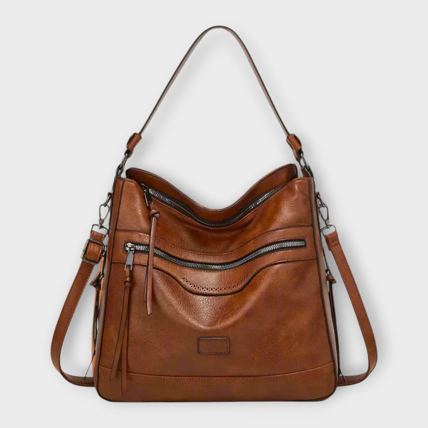 MODEGEIST Damen Schultertasche Modern Design Vielseitig Schwarz