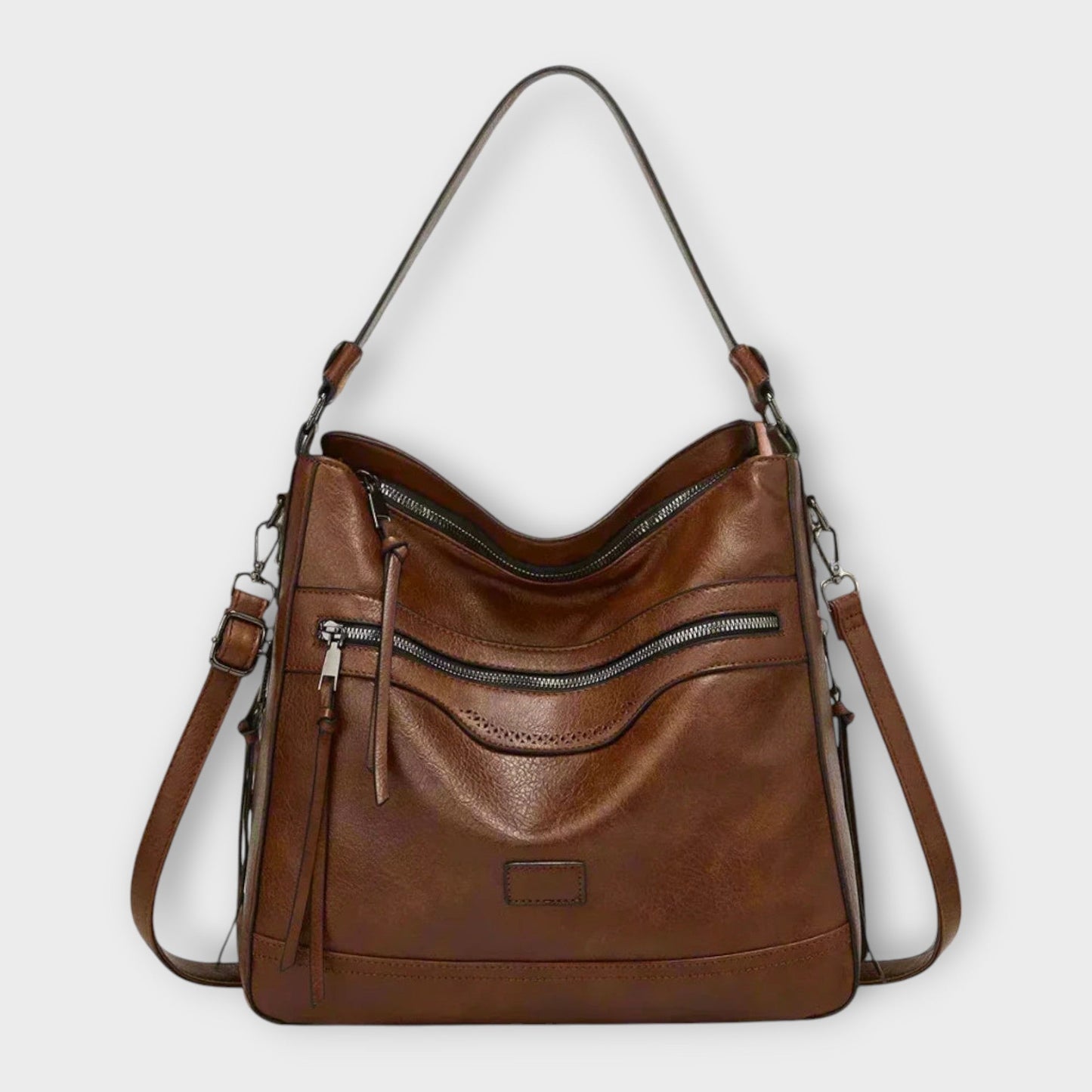 MODEGEIST Damen Schultertasche Modern Design Vielseitig Schwarz