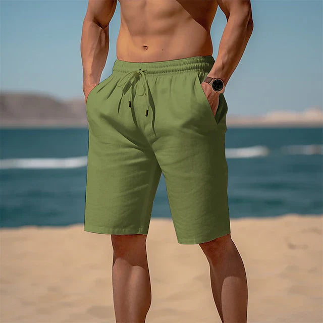 Männer Leinen Strandshorts - Arend