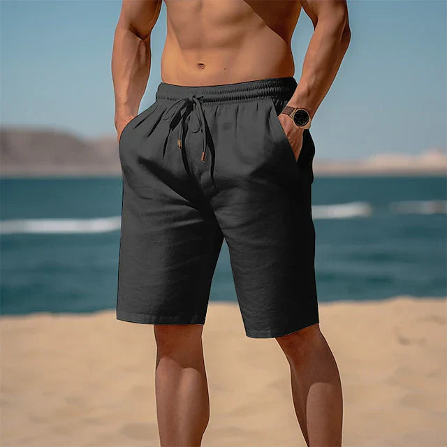 Männer Leinen Strandshorts - Arend