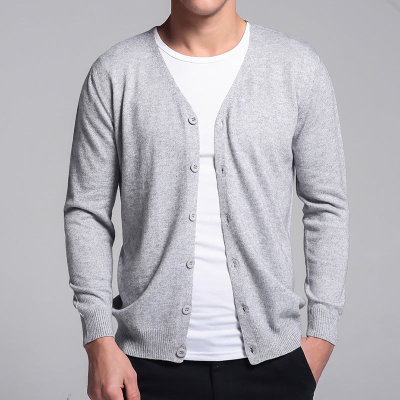 Herren-Strickjacke Isaak mit klassischer Knopfleiste