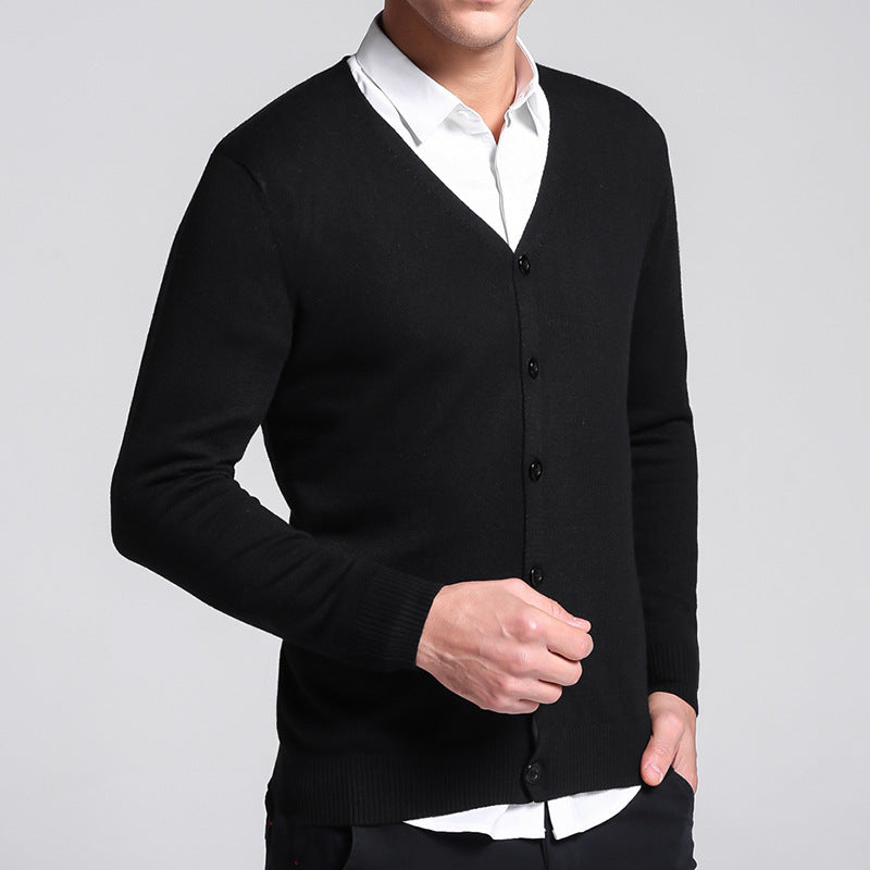 Herren-Strickjacke Isaak mit klassischer Knopfleiste