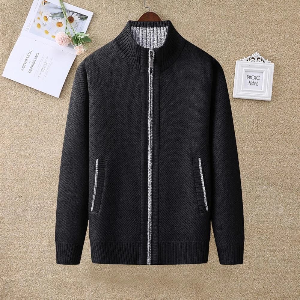 Männer Winterstrickjacke Ronny – klassisch warm
