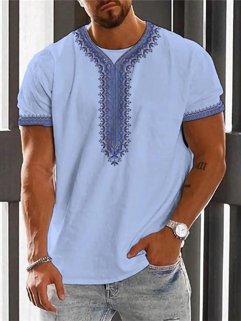 Herren Sommerhemd im klassischen Boho-Stil - Masson