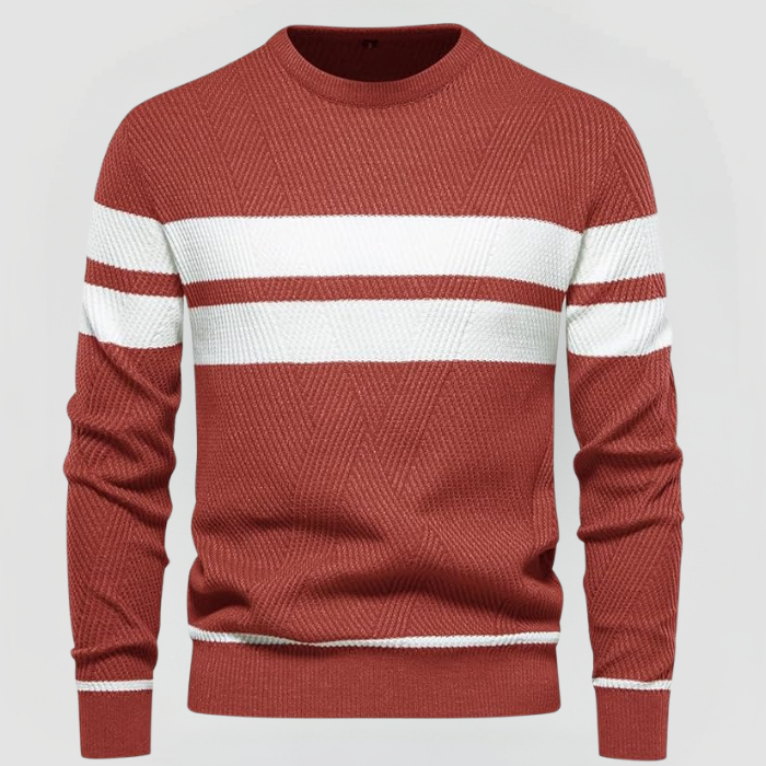SALVATORE –  Enganliegender Strickpullover