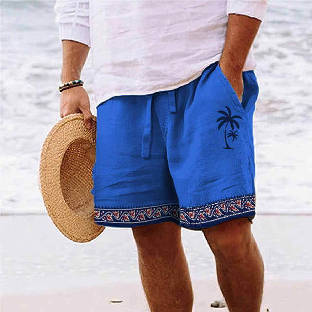 Enrico Sommer Shorts mit Kokosnuss-Print