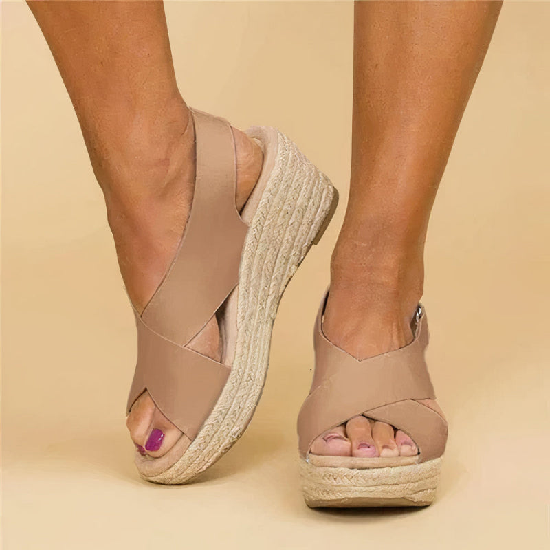 Bequeme Keilsandalen Sanna für den Sommer