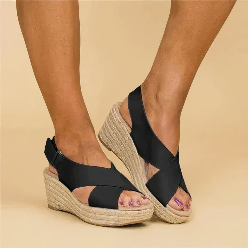 Bequeme Keilsandalen Sanna für den Sommer