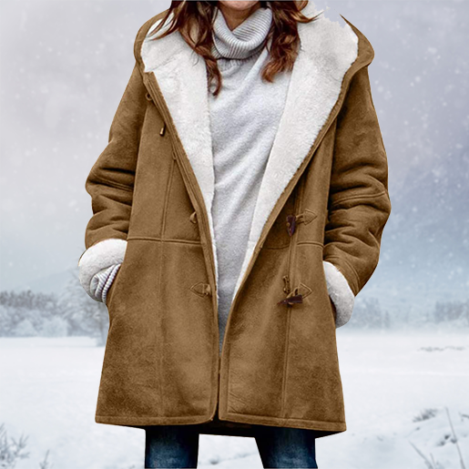 Weiche Damenwinterjacke