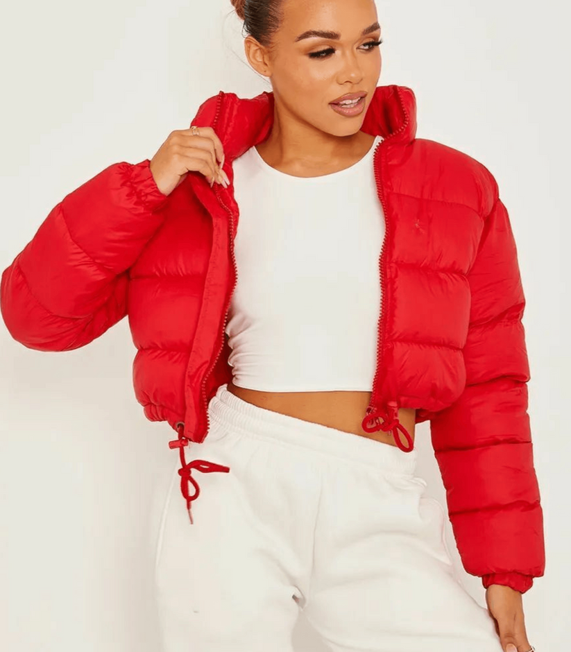 ModeGeist | Pufferjacke mit Kordelzug Tragen