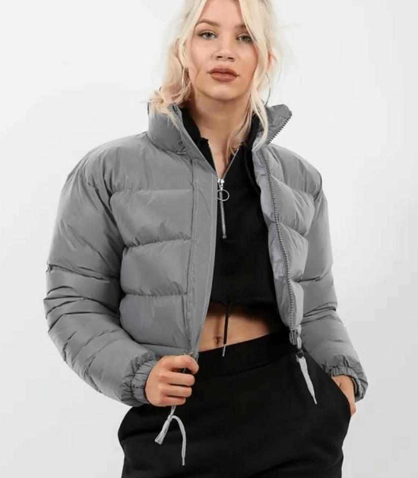 ModeGeist | Pufferjacke mit Kordelzug Tragen