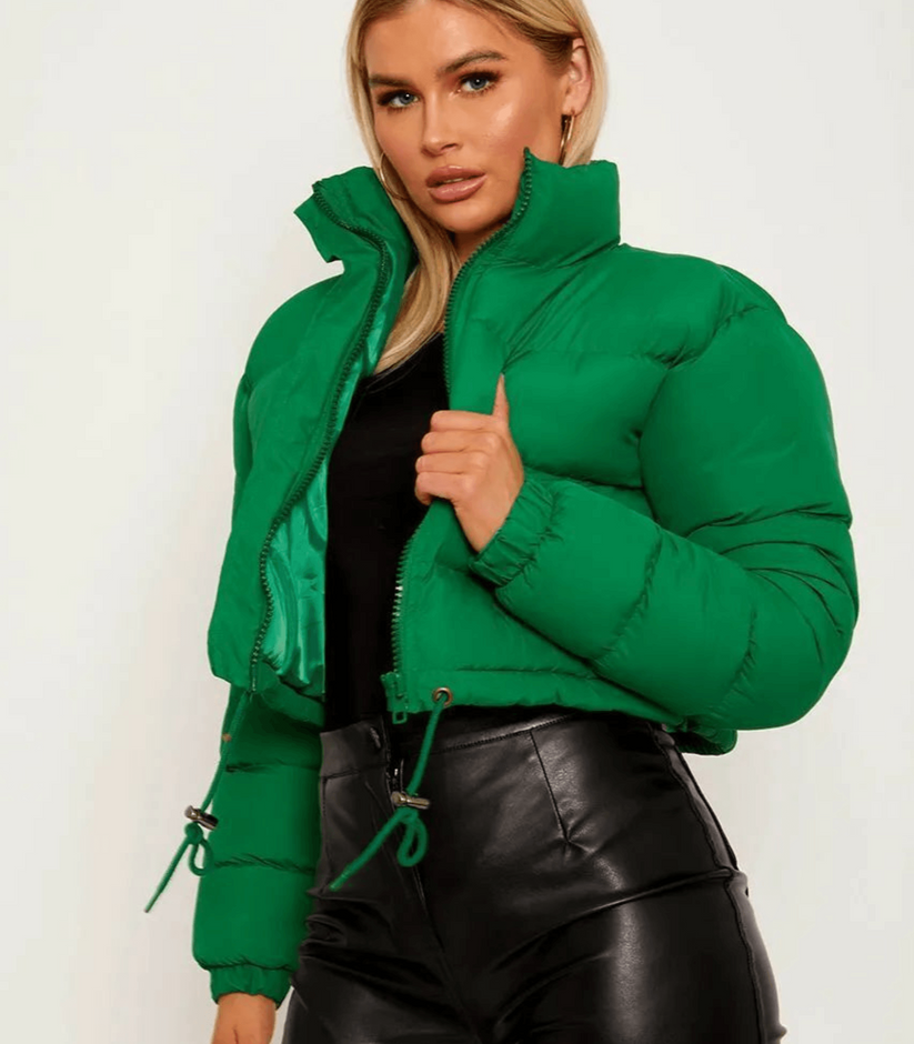 ModeGeist | Pufferjacke mit Kordelzug Tragen