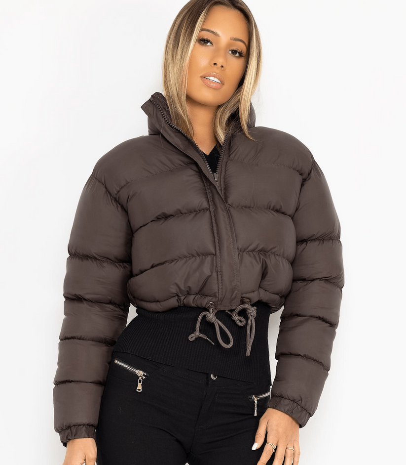 ModeGeist | Pufferjacke mit Kordelzug Tragen