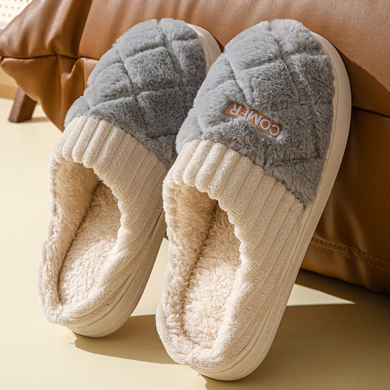 Warme Fleece-Hausschuhe für Damen – Ylvie