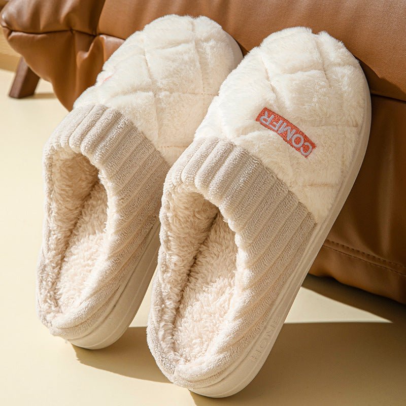 Warme Fleece-Hausschuhe für Damen – Ylvie