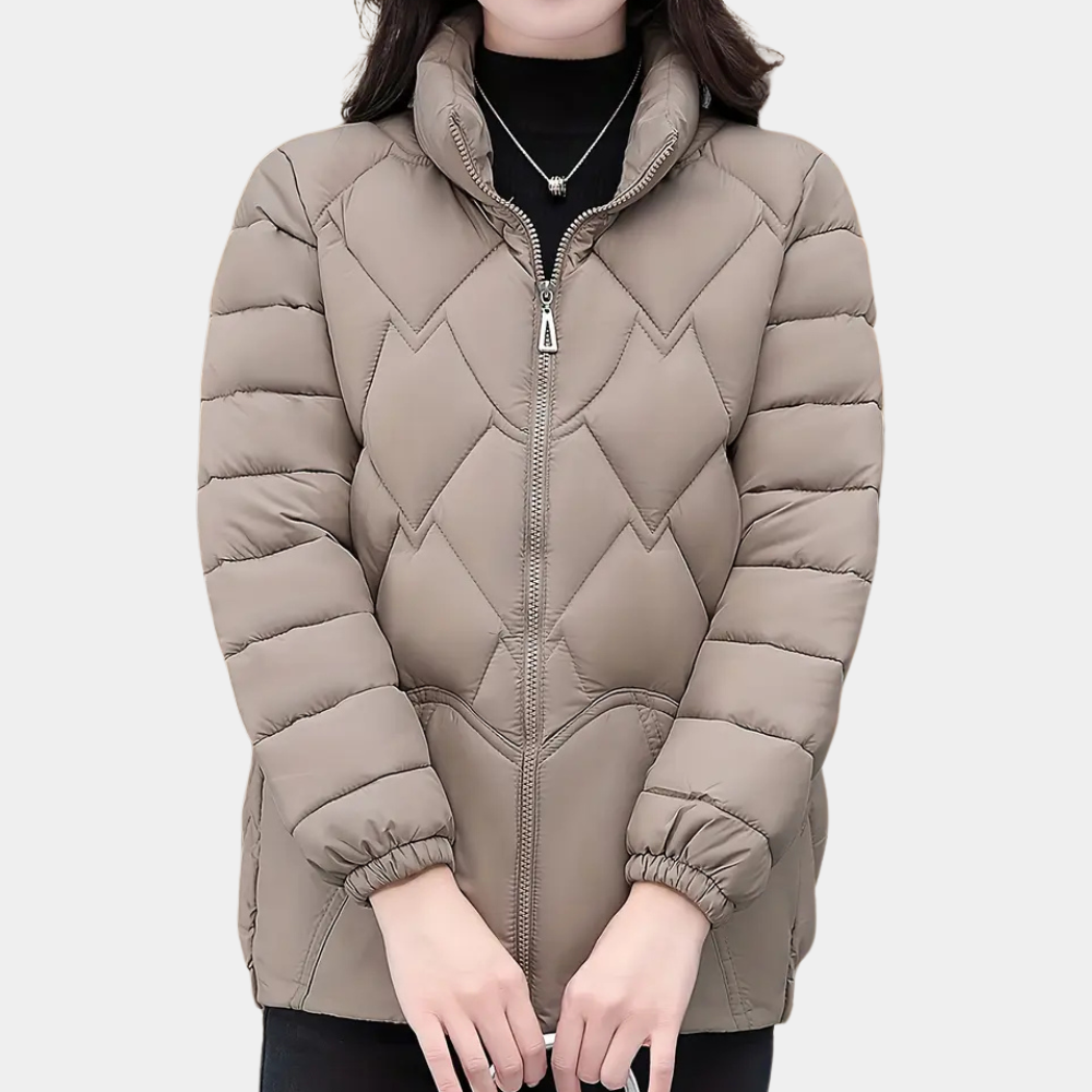 ModeGeist | Warme isolierte Winterjacke für Damen