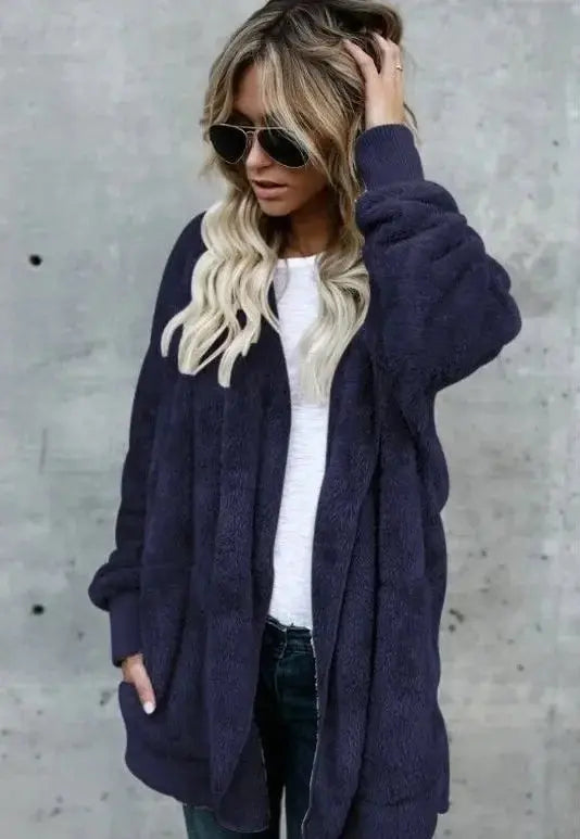 ModeGeist | Warme Teddy Fleecejacke
