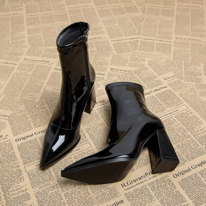 Damenstiefeletten mit hohem Absatz von Damas